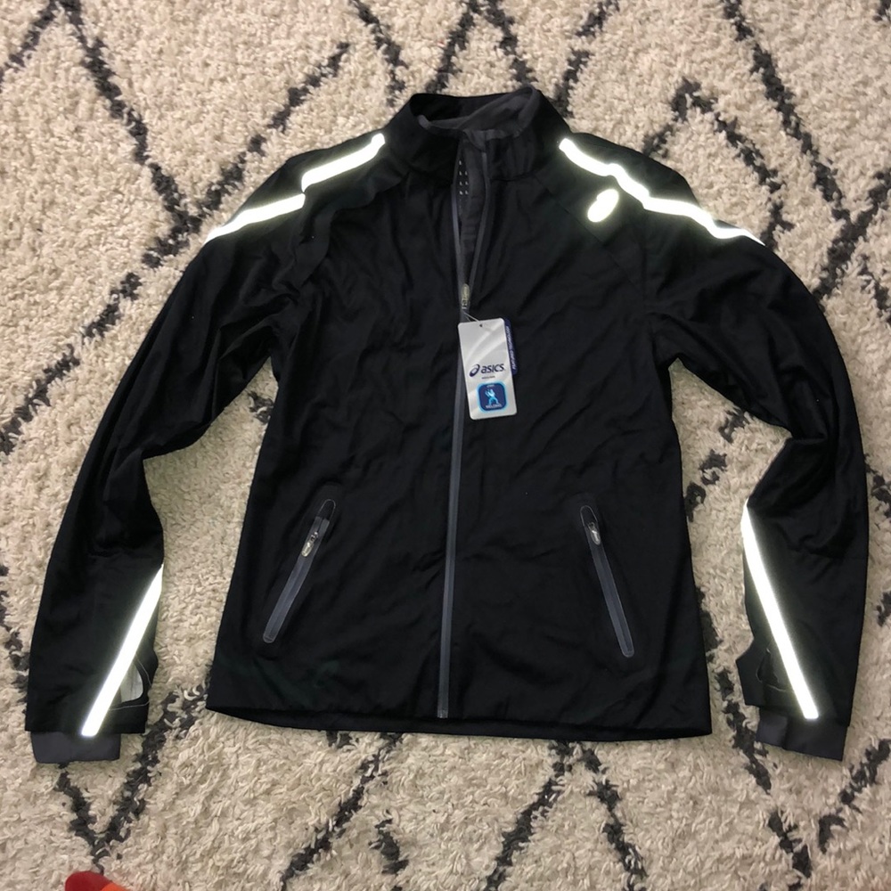 Brand New ASICS black Track Jacket